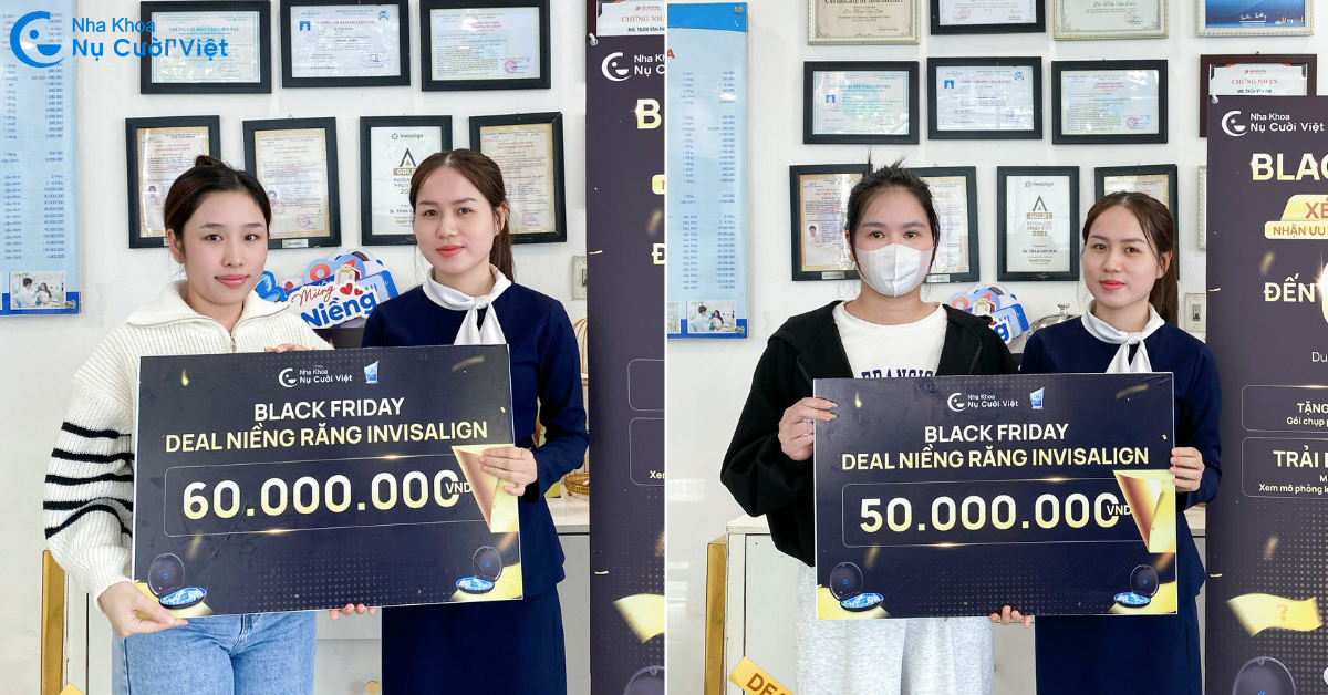 nhận ưu đãi niềng răng invisalign black friday