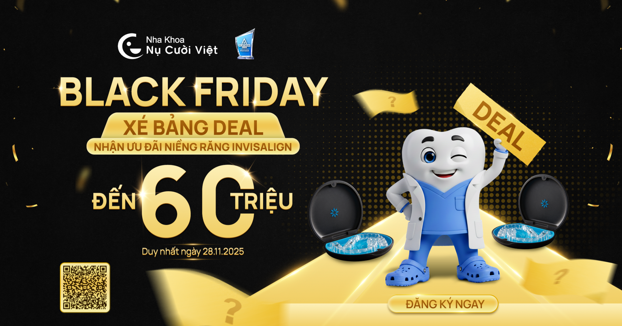 black friday ưu đãi niềng răng đến 60 triệu