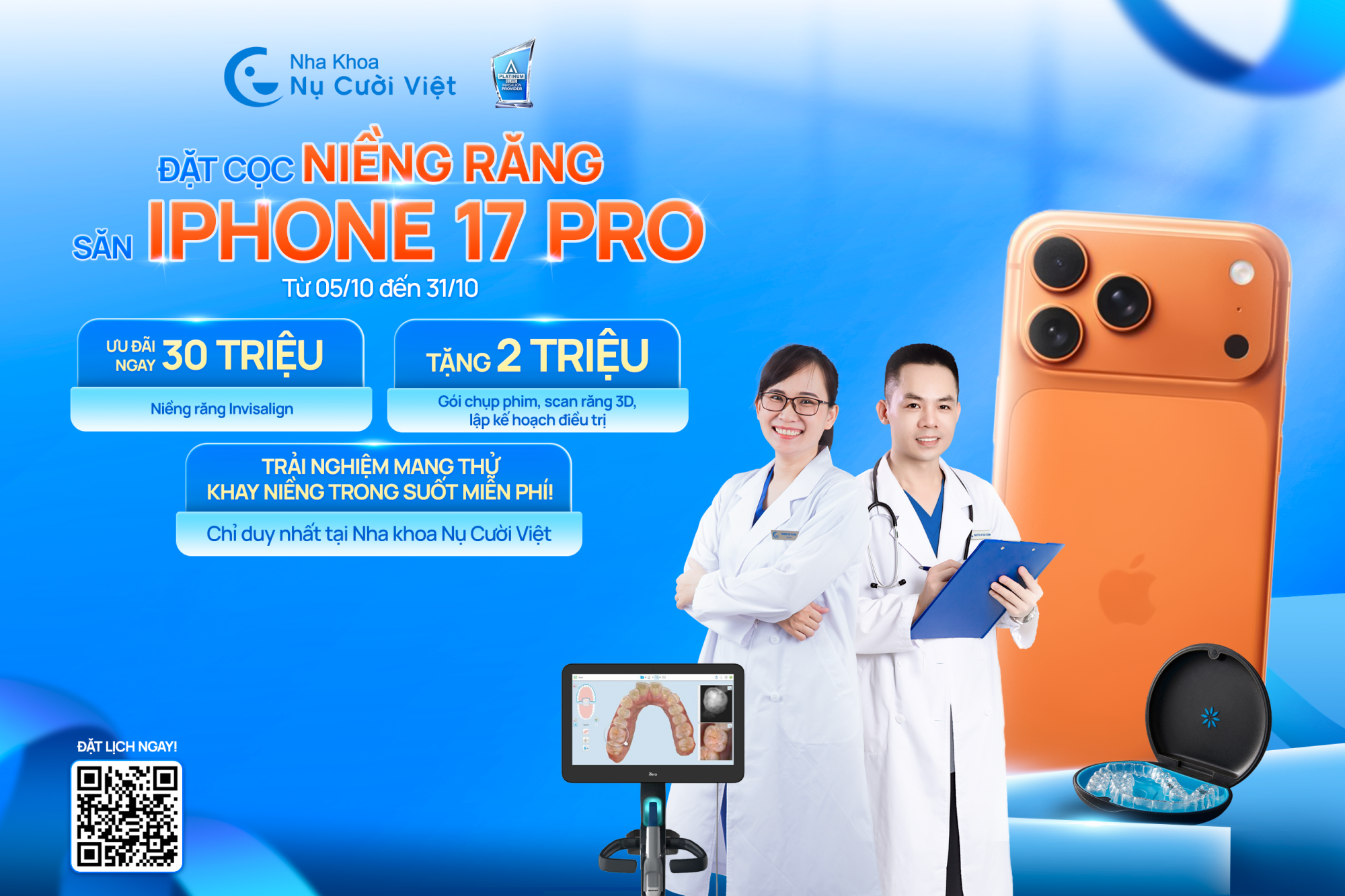 Nụ Cười Việt - ĐẶT CỌC NIỀNG RĂNG - SĂN IPHONE 17 PRO 