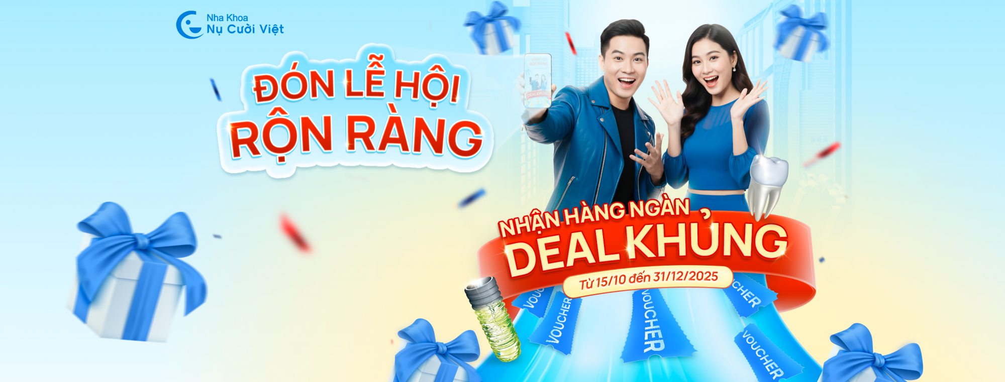 ĐÓN LỄ HỘI RỘN RÀNG - NHẬN HÀNG NGÀN DEAL KHỦNG 