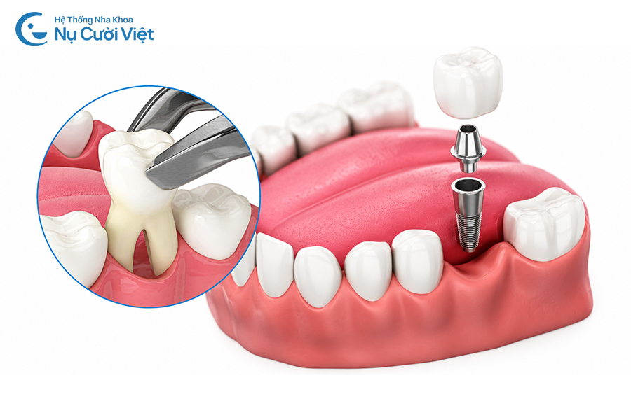 Nụ Cười Việt - Nhổ răng có cần trồng lại không? Khi nào nên phục hồi răng mất?