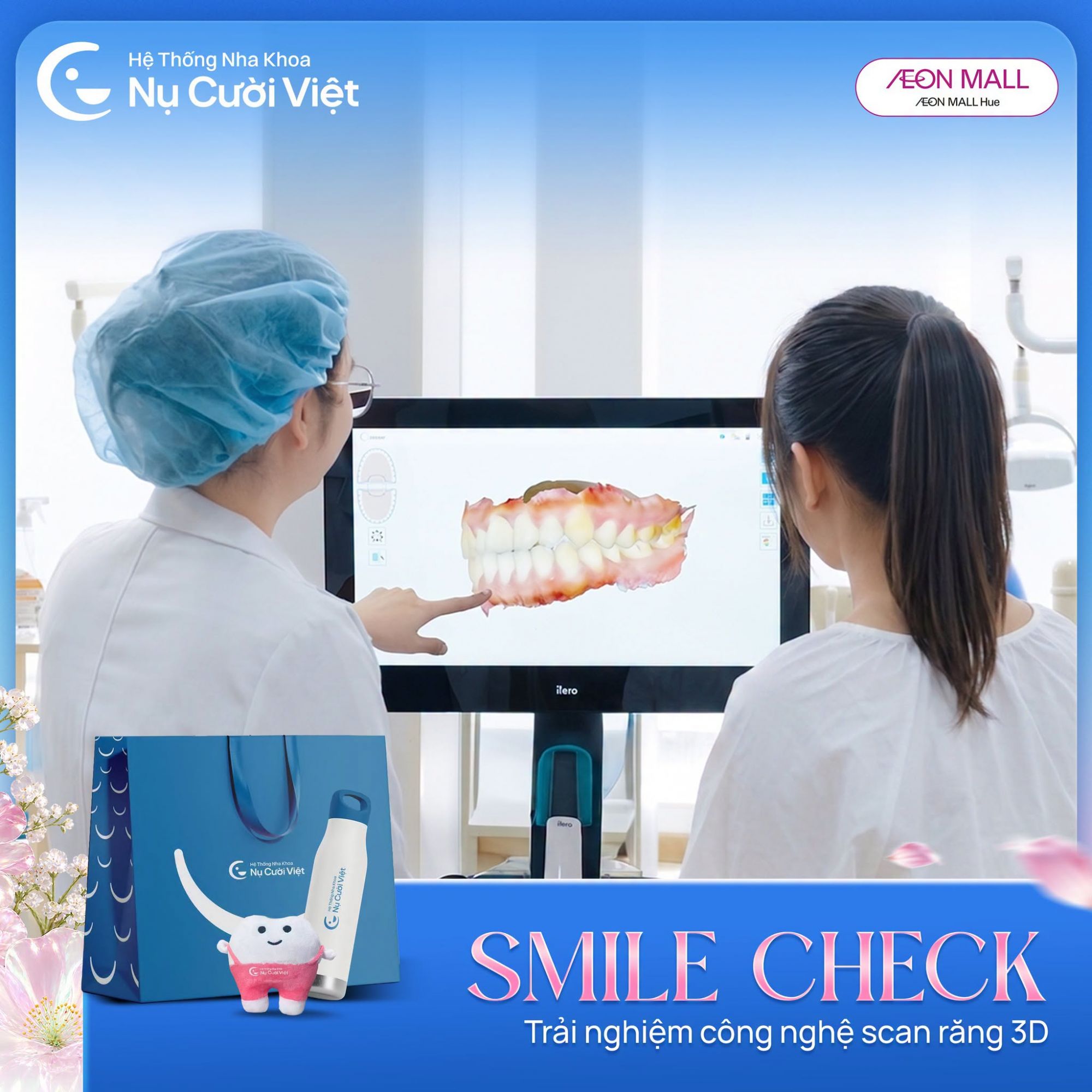 trạm smile check sự kiện nàng ơi cười lên