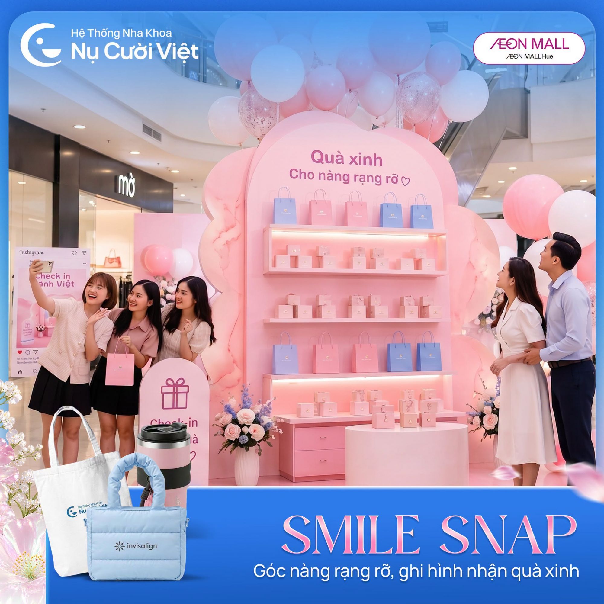 trạm smile snap sự kiện nàng ơi cười lên