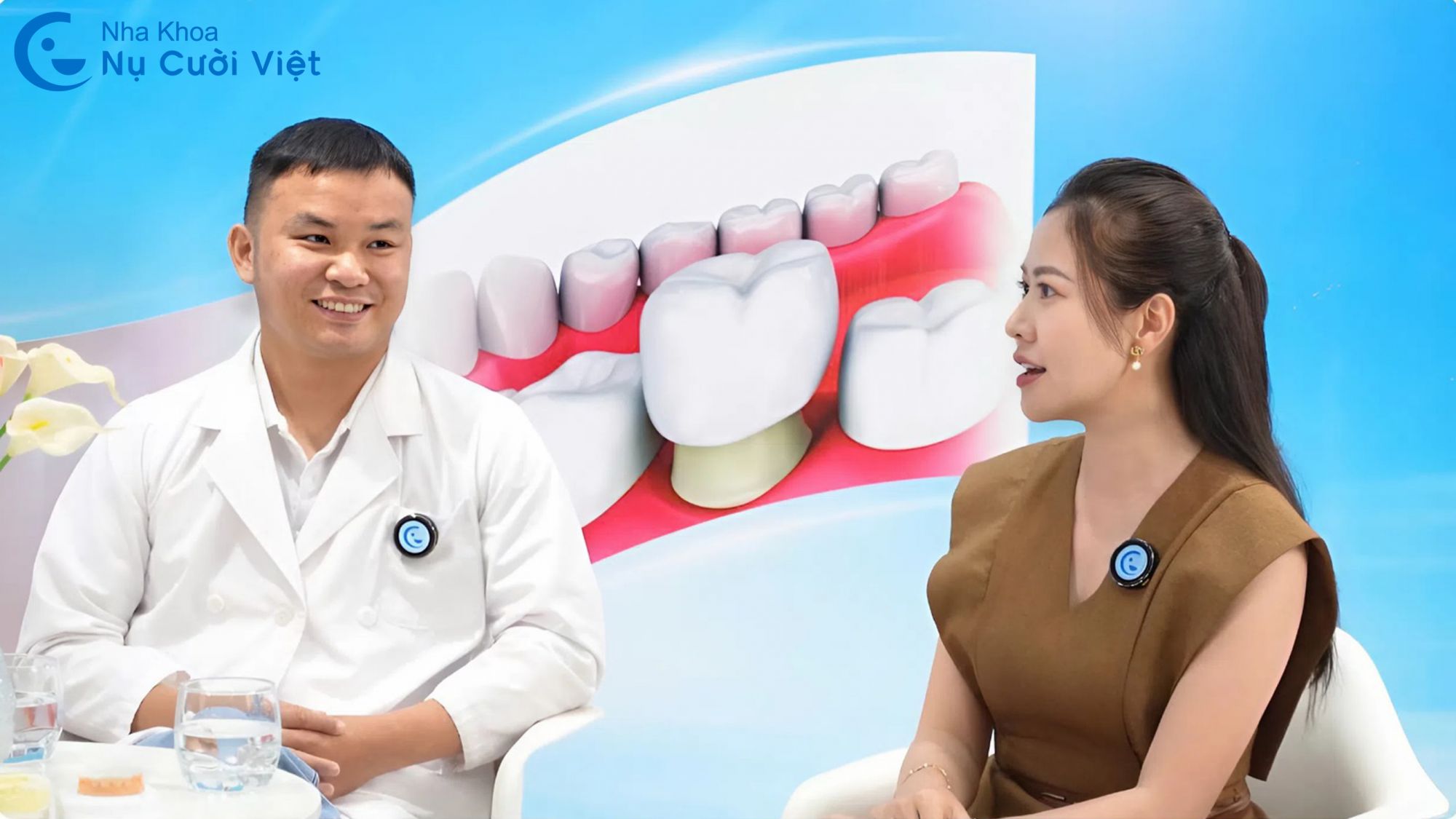 khách mời như nguyệt chia sẻ trong talkshow răng sứ thẩm mỹ