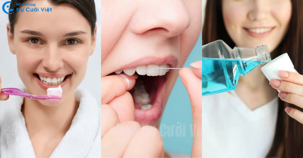 vệ sinh đúng cách sau khi bọc răng sứ